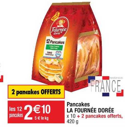 pancakes la fournée dorée