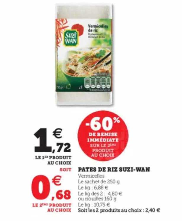 pâtes de riz suzi-wan