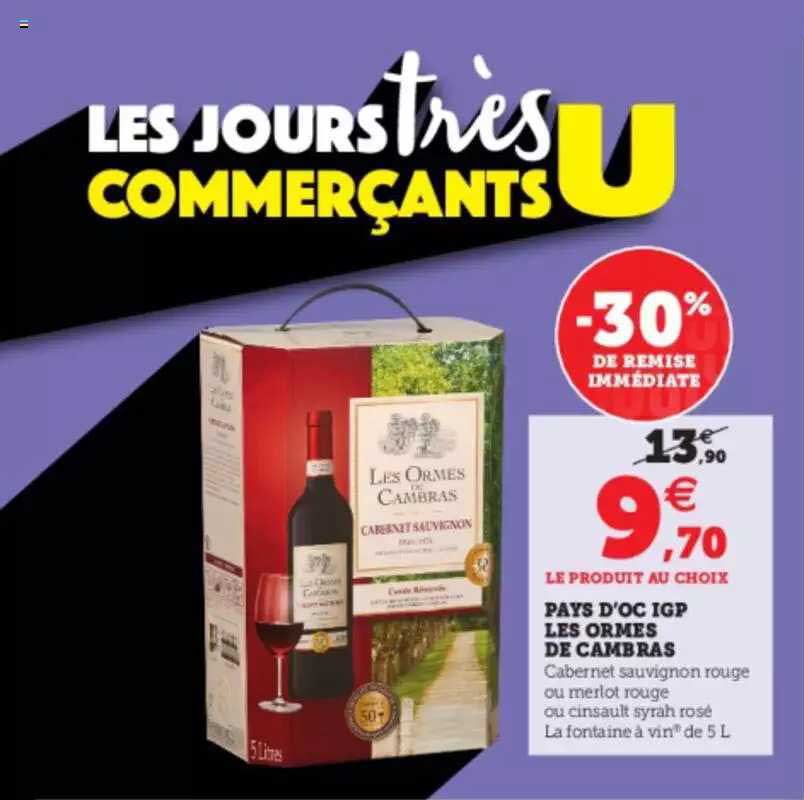 pays d'oc igp les ormes de cambras