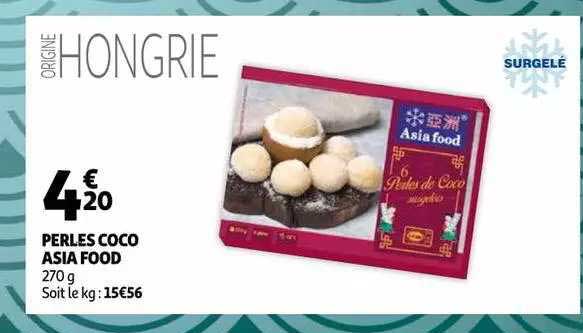 perles coco asia food