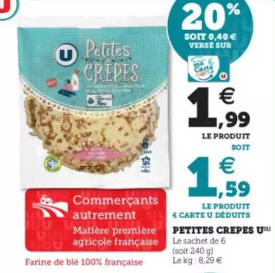 petites crêpes u