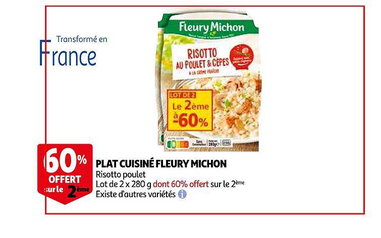 Plat Cuisiné Fleury Michon