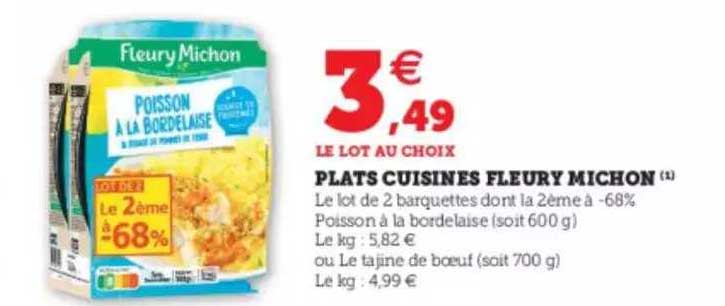 Plats Cuisinés Fleury Michon
