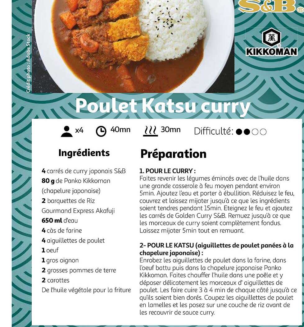 Poulet Katsu Curry