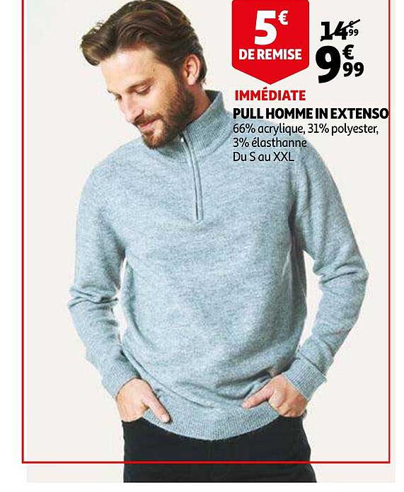 pull homme in extenso