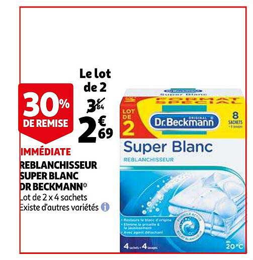 reblanchisseur super blanc dr beckmann