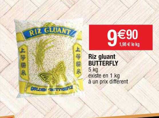 riz gluant butterfly