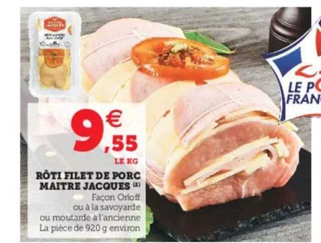 rôti filet de porc maître jacques