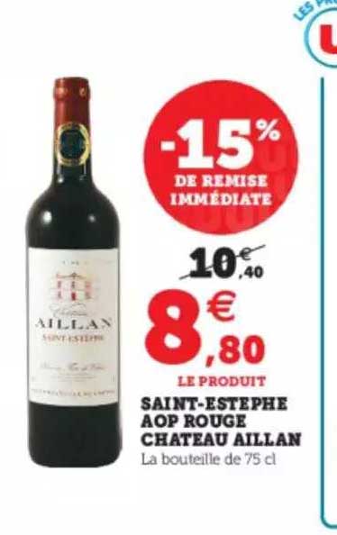 saint-estephe aop rouge château aillan