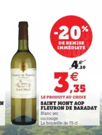 saint mont aop fleuron de baradat