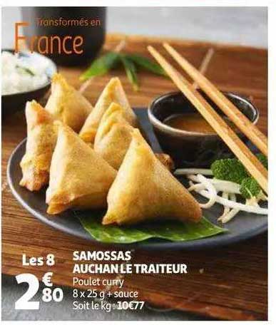 Samossas Auchan Le Traiteur