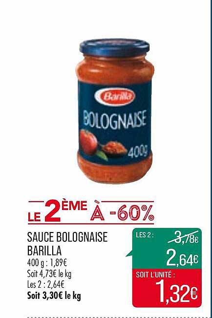 Sauce Bolognaise Barilla