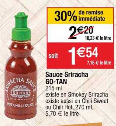 sauce sriracha go-tan