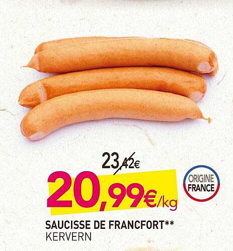 saucisse de francfort kervern