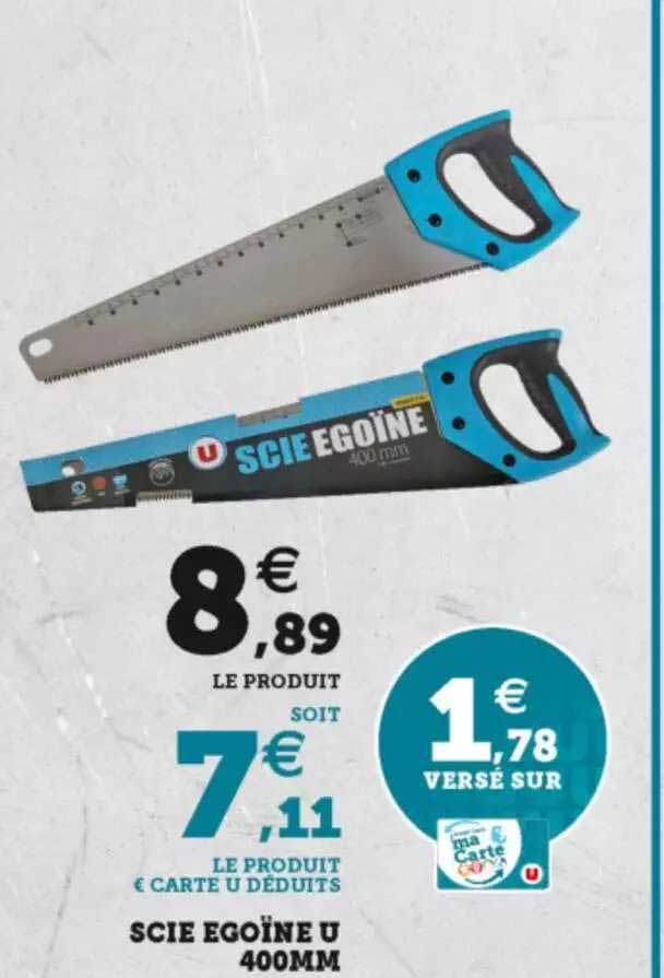 scie egoïne u 400mm