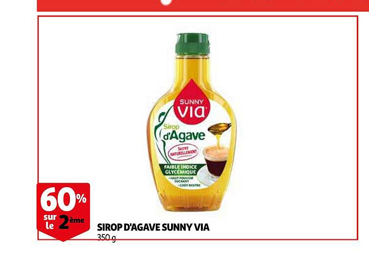 sirop d'agave sunny via