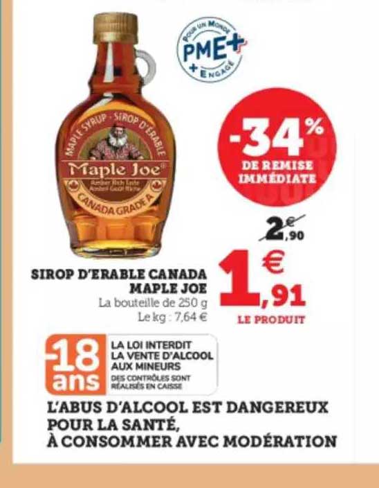 Sirop D'érable Canada Maple Joe