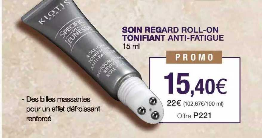 Soin Regard Roll-on Tonifiant Anti-fatigue Kiotis Paris