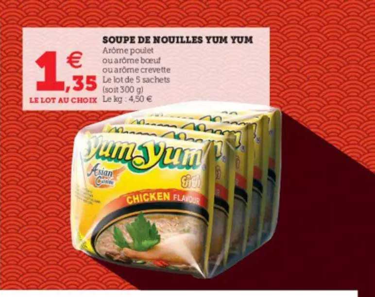 soupe de nouilles yum yum