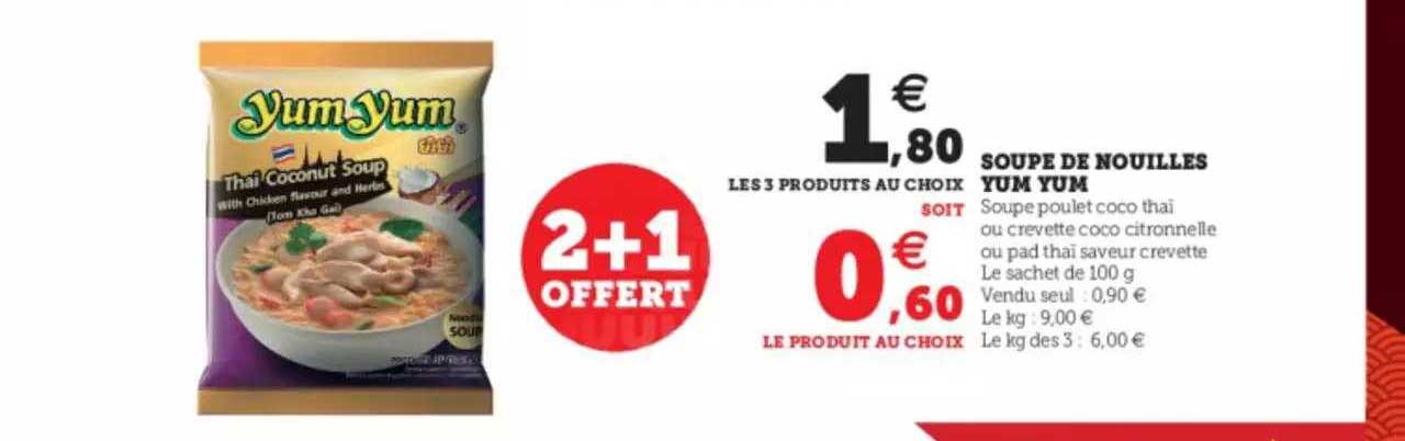 soupe de nouilles yum yum