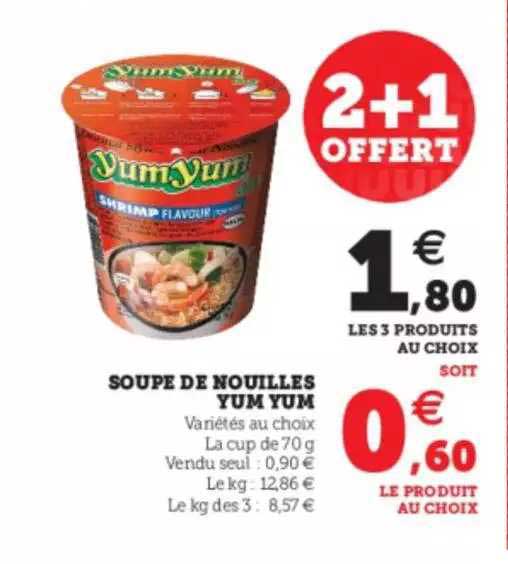 soupe de nouilles yum yum