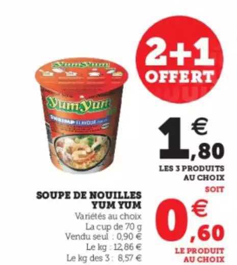 soupe de nouilles yum yum