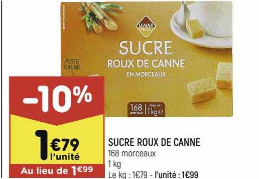 sucre roux de canne