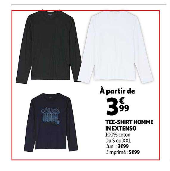 tee-shirt homme in extenso