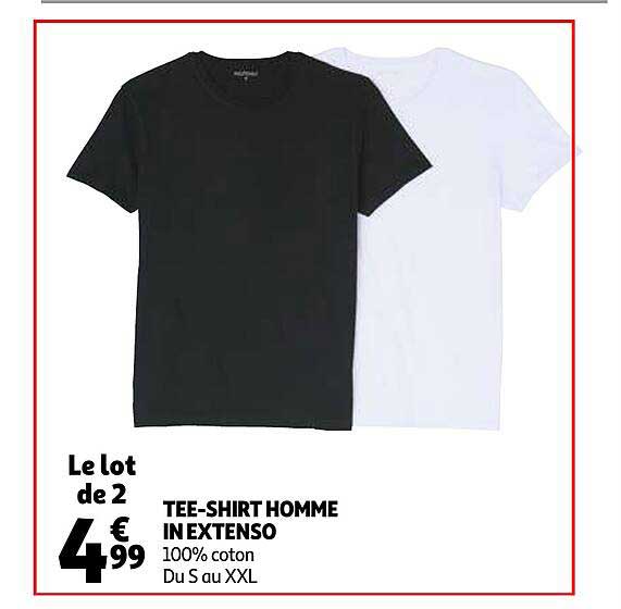 tee-shirt homme in extenso