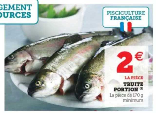 Truite Portion
