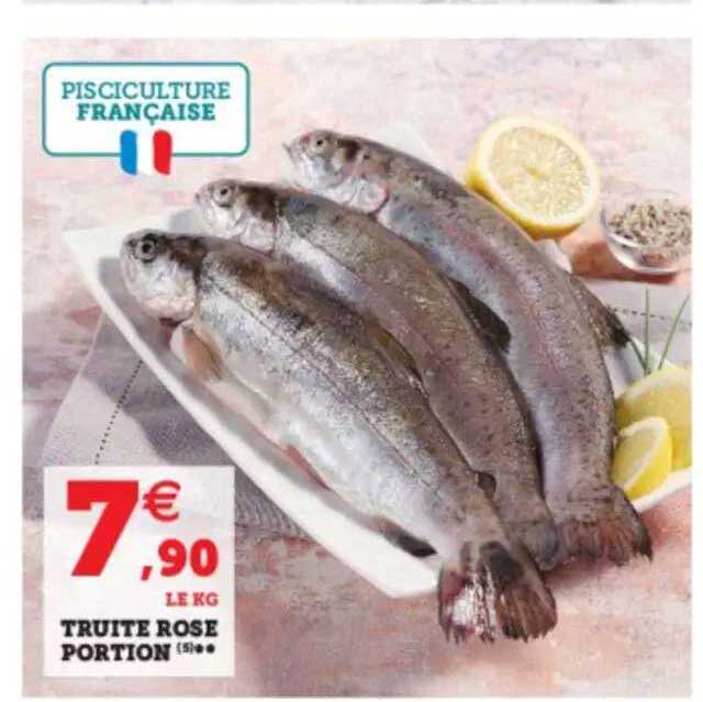 Truite Rose Portion