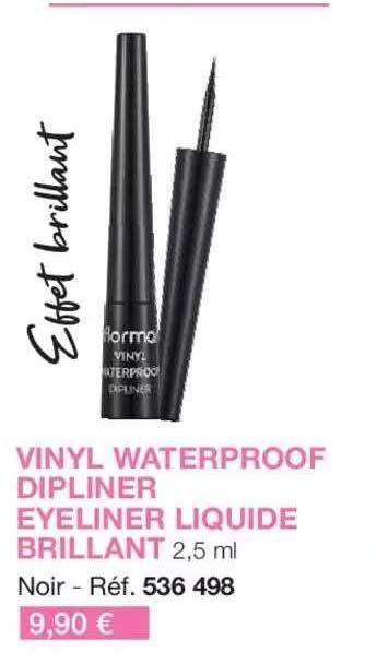 vinyl waterproof dipliner eyeliner liquide brillant