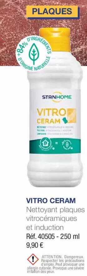 vitro cream nettoyant plaques vitrocéramiques et induction