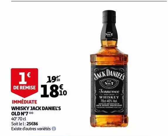 whisky jack daniel's old n°7