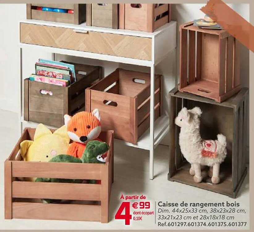 Caisse De Rangement Bois