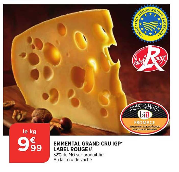 Emmental Grand Cru Igp Label Rouge