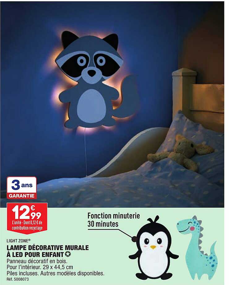 Lampe Décorative Murale à Led Pour Enfant Light Zone