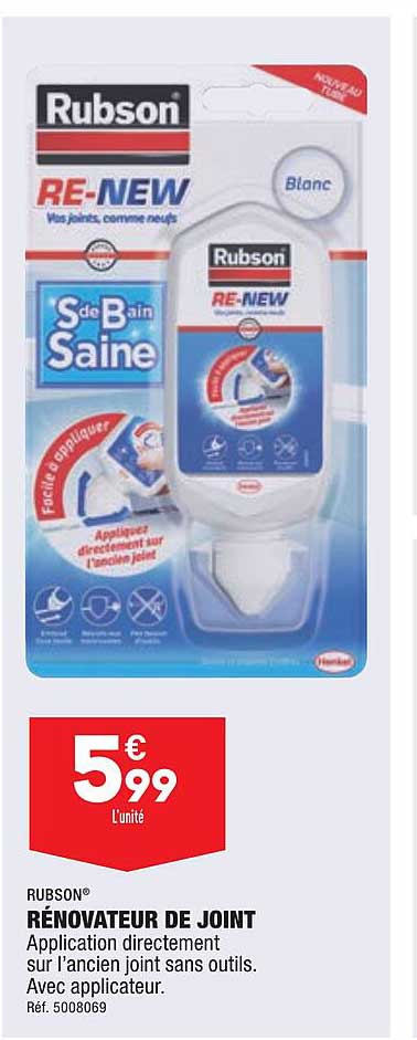 rénovateur de joint rubson