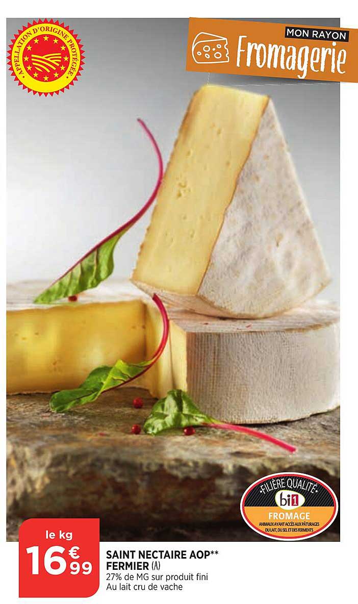 saint nectaire aop fermier