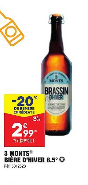 bière d'hiver 8.5° 3 monts