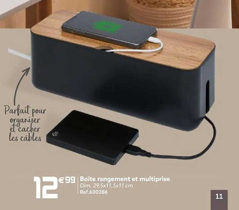 Boîte Rangement Et Multiprise