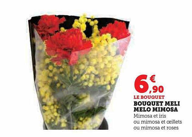 bouquet méli mélo mimosa