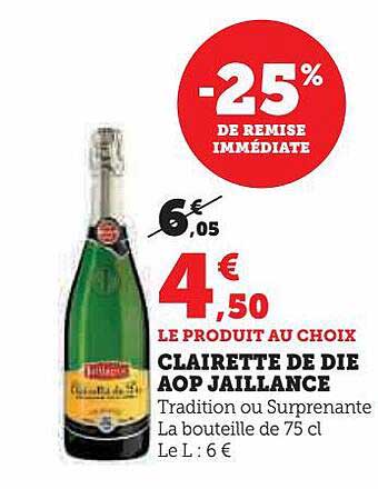 clairette de die aop jaillance