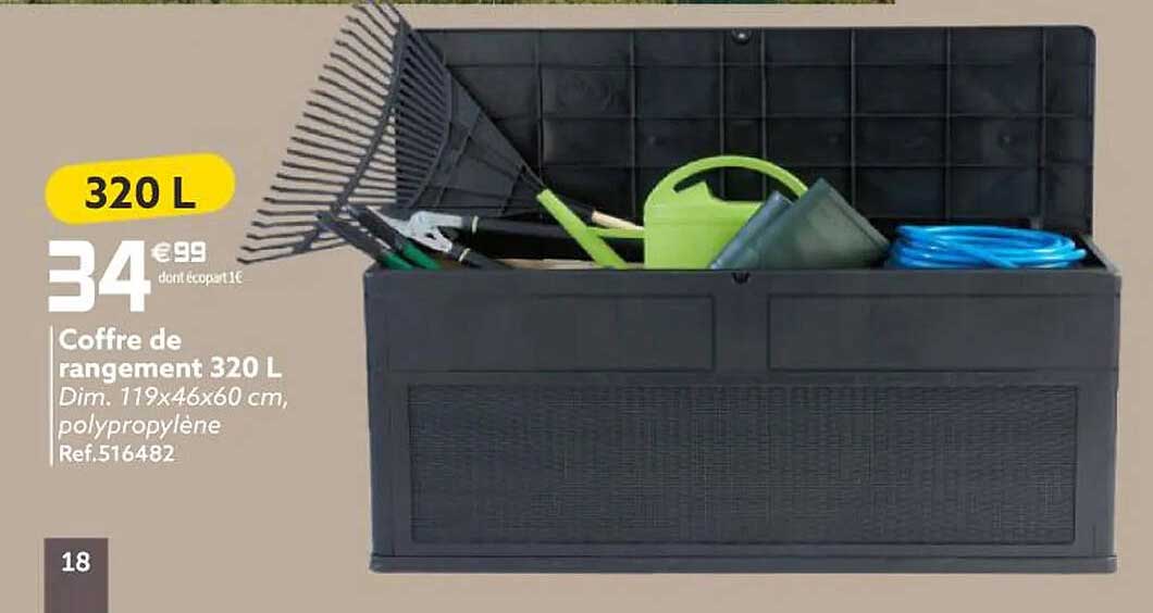 Coffre De Rangement 320l