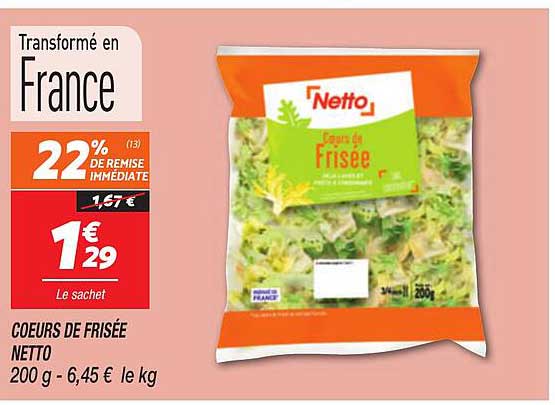 Cœurs De Frisée Netto