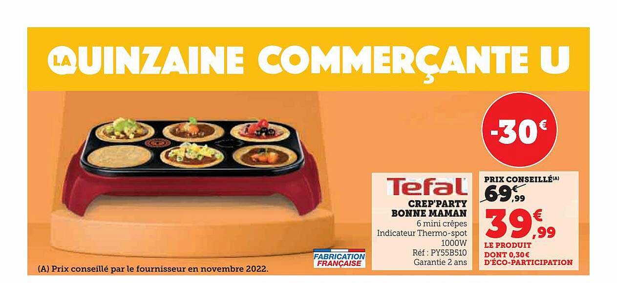 Crep'party Bonne Maman Tefal