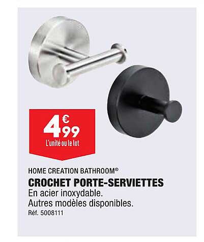 crochet porte-serviettes home création bathroom