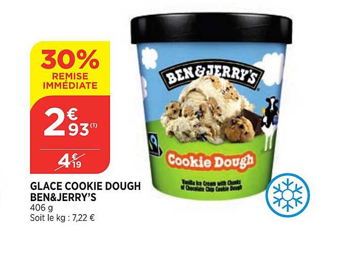glace cookie dough ben & jerry's