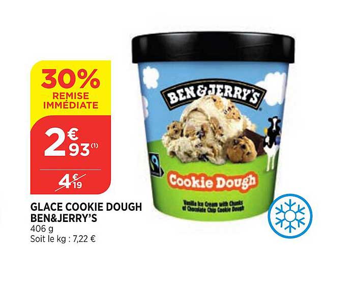glace cookie dough ben&jerry's