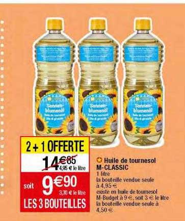 huile de tournesol m-classic